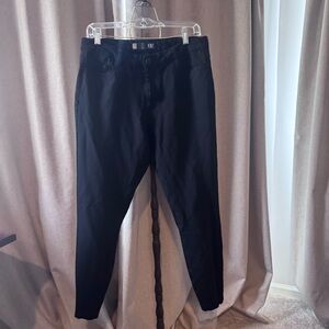 Black Pants - Women Size 12 - High Rise Ankle Skinny - Kut from the Kloth